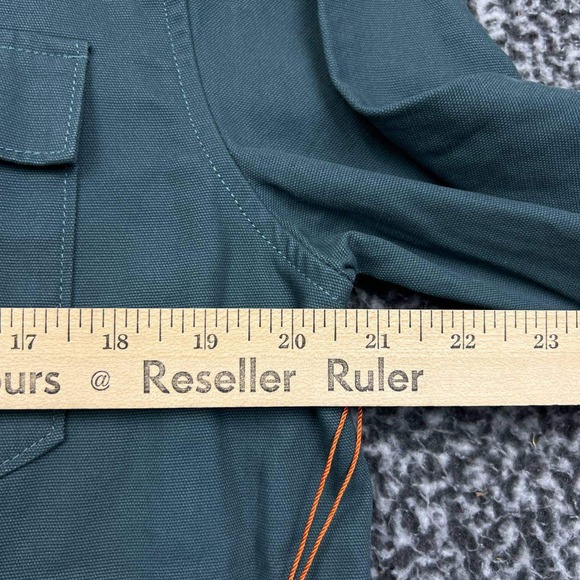 Roark Hebrides Unlined Shirt Jacket Men Medium Embroidered Floral Button Up New - Picture 5 of 8